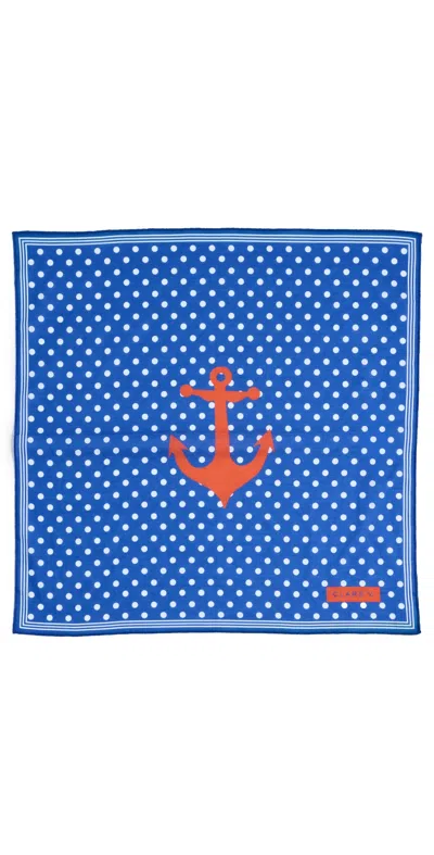 Clare V Polka-dot Bandana Nautique
