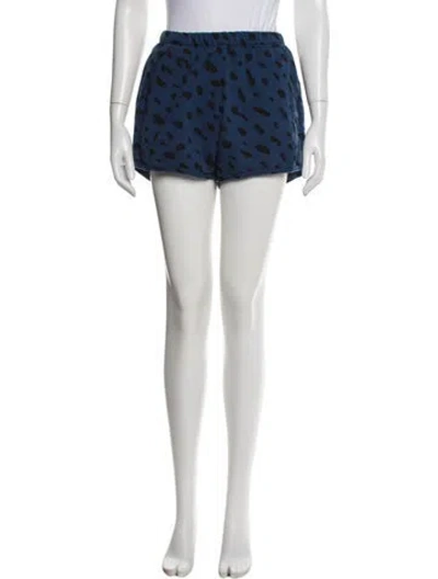 Pre-owned Clare V Printed Mini Shorts In Multi