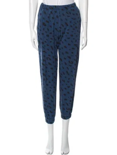 Pre-owned Clare V Printed Sweatpants In Multi