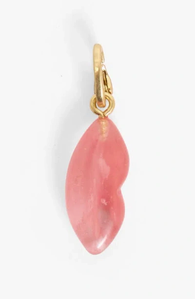 Clare V . Quartz Lips Charm In Rose
