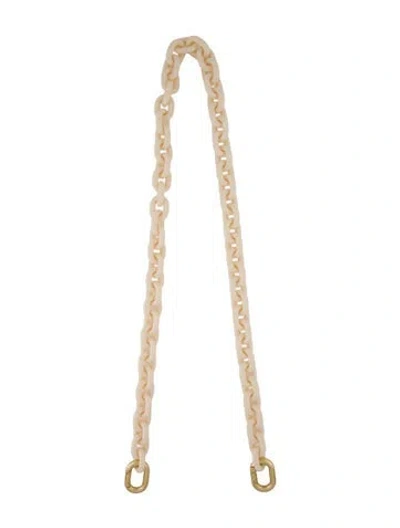 Pre-owned Clare V Resin Shortie Strap In Gold