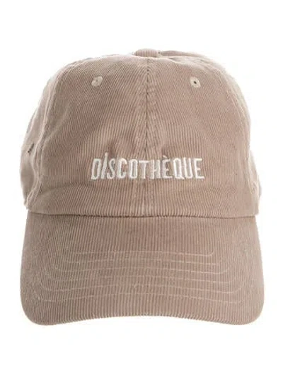 Pre-owned Clare V Ribbed Baseball Cap W/tags In Neutral