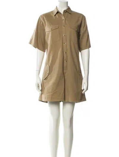 Pre-owned Clare V Romper In Neutral