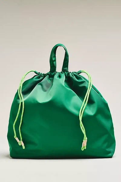 Clare V Sac Tout Nylon Bag In Green