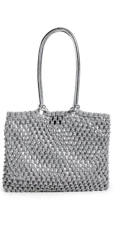 Clare V Sandy Bag Silver