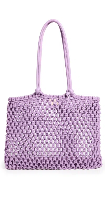 Clare V Sandy Tote Lilac One Size