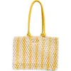 Clare V . Sandy Woven Market Tote