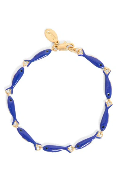 Clare V . Sardine Bracelet In Blue