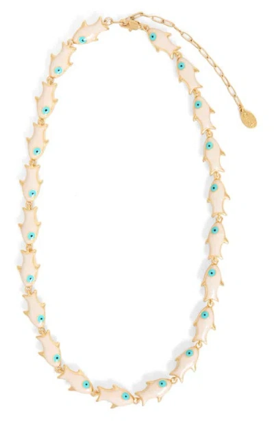 Clare V . Sardine Necklace In Pink