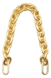 Clare V . Shortie Chain Strap In Vintage Gold