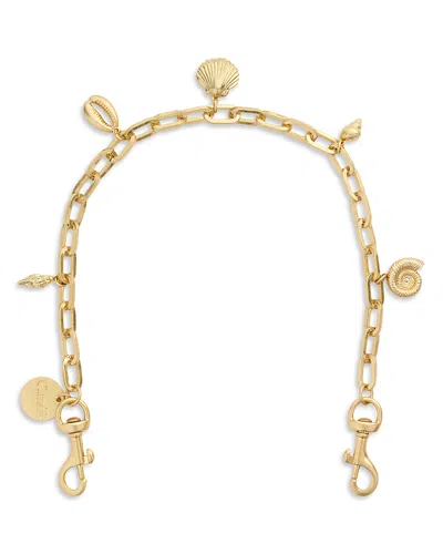 Clare V Shortie Charm Strap In Purple