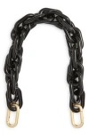 Clare V . Shortie Resin Link Chain Strap In Pattern
