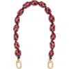 Clare V . Checker Shortie Strap In Red
