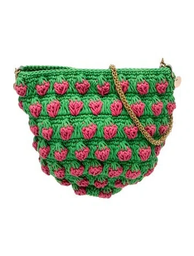 Pre-owned Clare V Shoulder Bag In Green