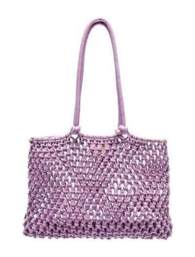 Pre-owned Clare V Shoulder Bag In Purple