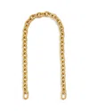 Clare V Shoulder Strap - Mini Link Chain In Vintage Gold