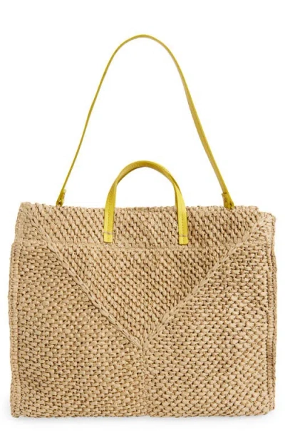 Clare V . Simple Woven Raffia Tote Bag