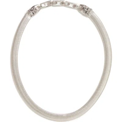 Clare V . Snake Chain Collar Necklace In Neutral