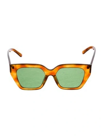 Pre-owned Clare V Square Tinted Sunglasses In Multi
