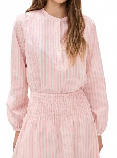 CLARE V ST. MARTIN TOP IN PEONY