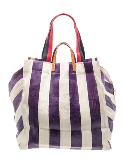 Pre-owned Clare V Straw Tote In Multicolor