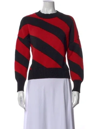 Pre-owned Clare V Striped Crew Neck Sweater In Multi