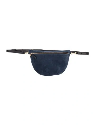 Pre-owned Clare V Suede Belt Bag In Blue