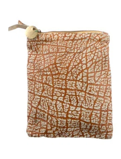 Pre-owned Clare V Suede Cosmetic Bag In Brown