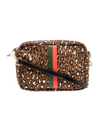 Pre-owned Clare V Suede Crossbody Bag In Brown