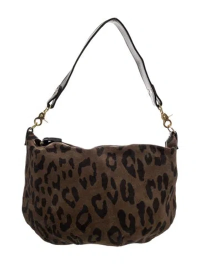 Pre-owned Clare V Suede Messenger Bag W/ Tags In Multi