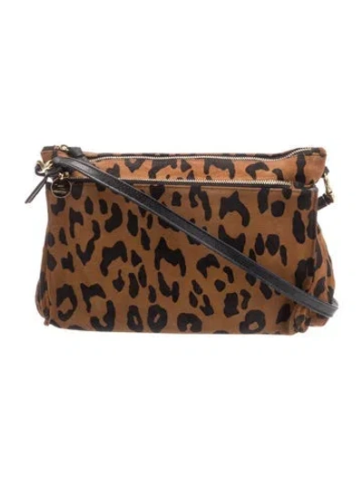 Pre-owned Clare V Suede Shoulder Bag In Brown