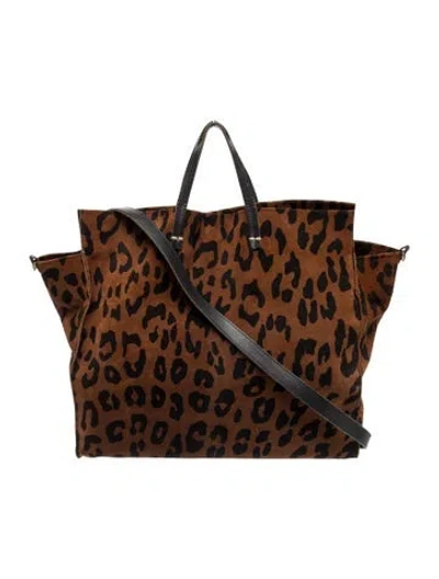 Pre-owned Clare V Suede Tote In Brown