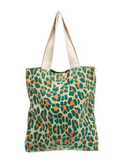 Pre-owned Clare V Suede Tote In Green
