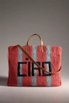 Clare V . Simple Crochet Tote In Red