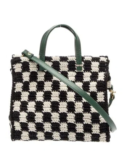 Pre-owned Clare V Top Handle Bag In Neutral