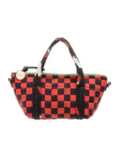 Pre-owned Clare V Top Handle Bag In Red