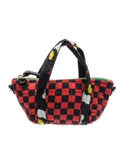 Pre-owned Clare V Top Handle Bag In Red