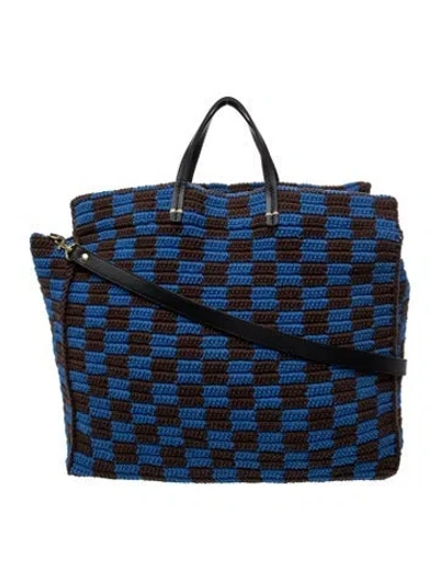 Pre-owned Clare V Tote In Blue