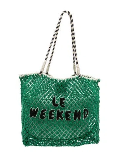 Pre-owned Clare V Tote In Green