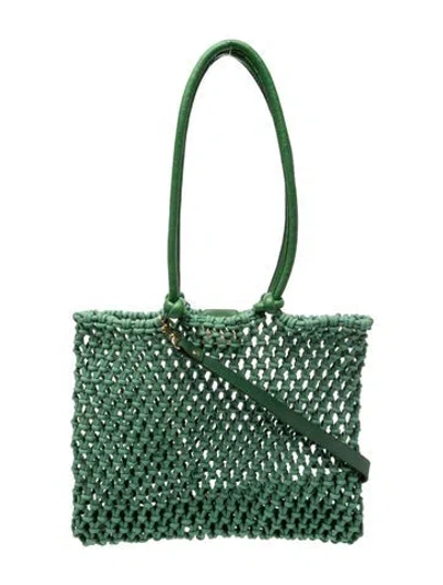 Pre-owned Clare V Tote In Green