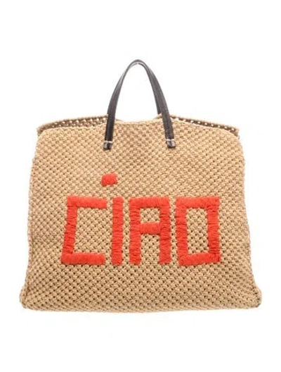 Pre-owned Clare V Tote In Neutrals