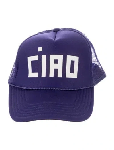 Pre-owned Clare V Trucker Hat In Blue