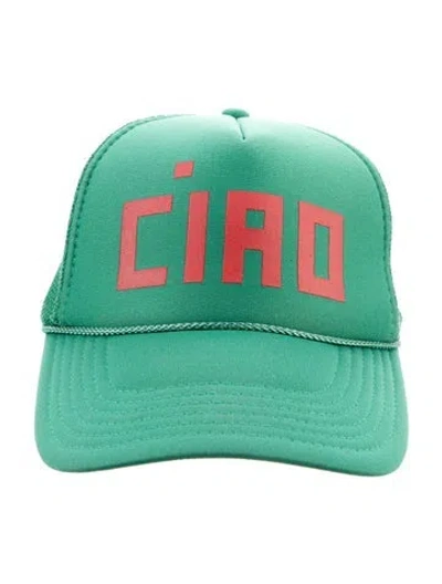 Pre-owned Clare V Trucker Hat In Green