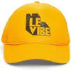 Clare V . Trucker Hat In Marigold Printed Black
