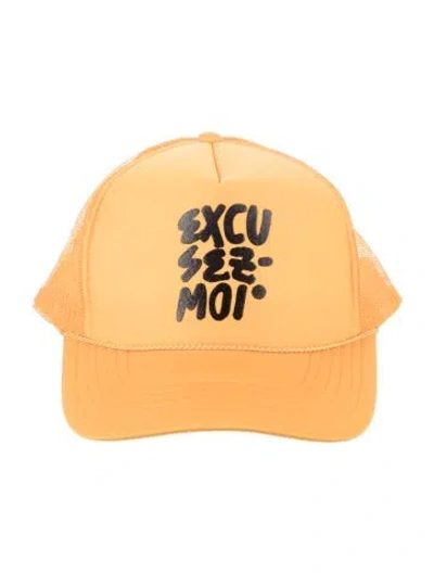Pre-owned Clare V Trucker Hat In Yellow