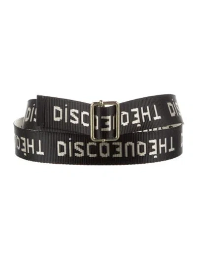 Pre-owned Clare V Waist Belt In Black/white