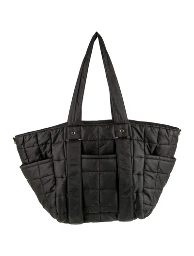Clare V Women's Le Box Sportif Tote Bag In Black Quilted