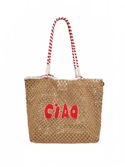 Clare V Women's Lete Tote Bag In Tan In Multi