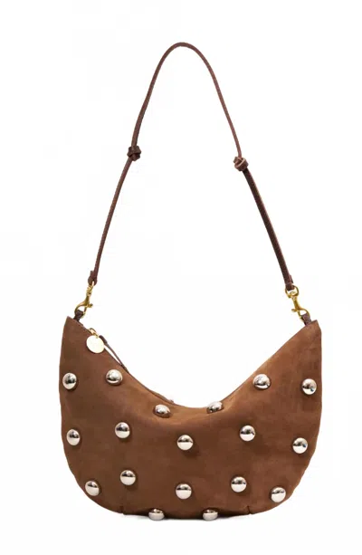 Clare V Women's Lune Shoulder Bag In Choco Bar In Multi