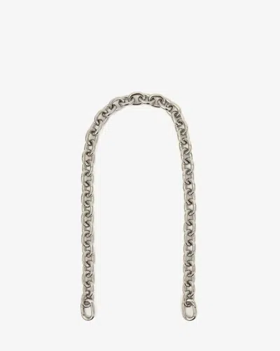 Clare V Women's Mini Link Chain Shoulder Strap In Silver